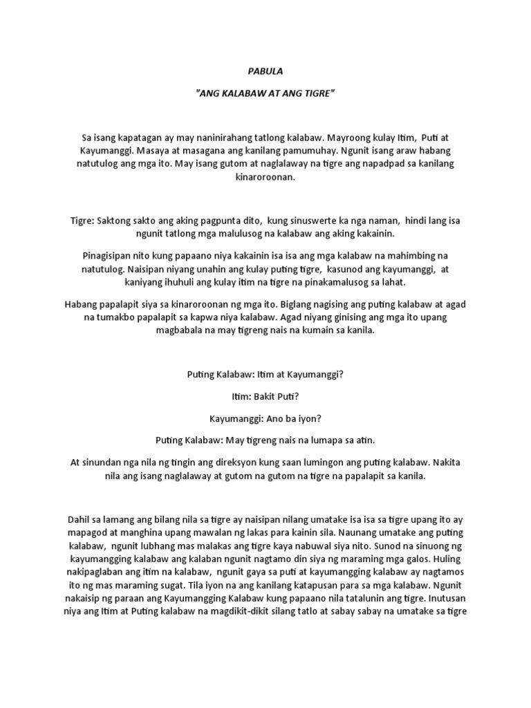PABULA | PDF