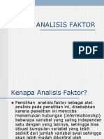 Analisis Faktor PDF