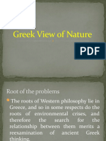 Greek View of Nature