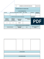 INFORME PARCIAL POR ASIGNATURA