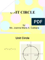 Unit Circle: By: Ms. Joanna Marie A. Calibara