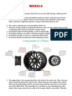 Wheels: Components of A Wheel