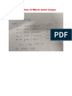 Wheel Motor Torque Calculation