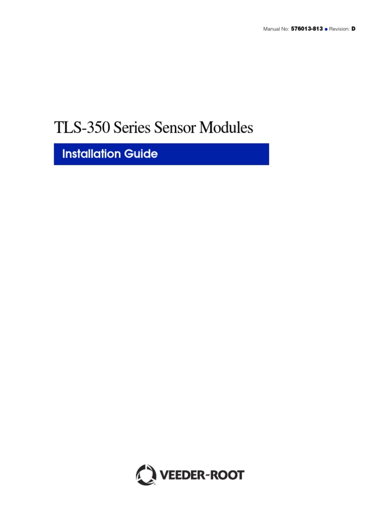 TLS-350 Series Sensor Modules: Installation Guide | PDF | Electrical ...