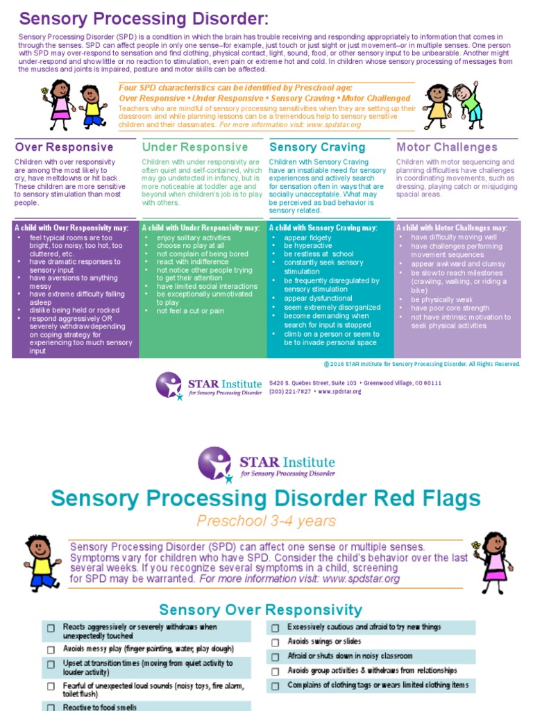 Understanding Sensory Processing Disorder | PDF | Sensory Processing ...