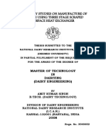 FEASIBILITY STUDIES ON MANUFACTURE OF Basundi PDF