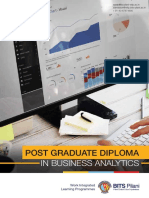 Post Graduate Diploma: in Business Analytics