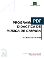 Programacion Musica de Camara 2019-20