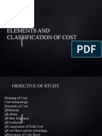 Ch-2 Elements of Cost and Classification of Cost