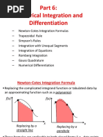 Numerical Integration and Differentiation