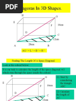 Pythagoras in 3D Shapes