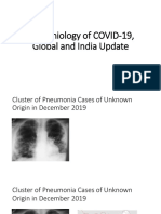 Epidemiology of COVID-19, Global and India Update