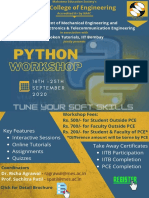 PYTHON Workshop - Flyer