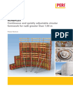 Rundflex: Continuous and Quickly Adjustable Circular Formwork For Radii Greater Than 1.00 M
