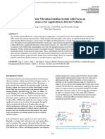 Analysis of Motor Vibration Isolation System With Focus On Analysis of Motor