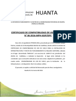 La Division de Planeamiento y Catastro de La Municipalidad Provincial de Huanta