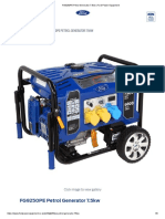 FG9250PE Petrol Generator 7.5kw - Ford Power Equipment