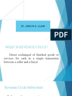 THE REVENUE CYCLE