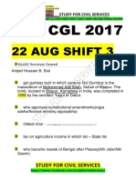SSC CGL 2017: 22 Aug Shift 3