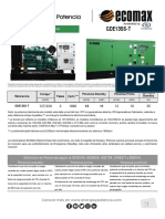 Generador Diésel Marca Ecomax GDE13SS-T