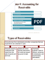 Chapter-9: Accounting For Receivable