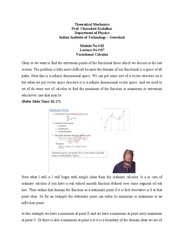 Lagrange's Equations PDF PDF Calculus Of Variations Euler