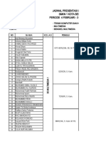 Jadwal Presentasi Laporan PKL SMKN 1 Kota Bengkulu Periode 4 Februari - 31 Agustus 2020