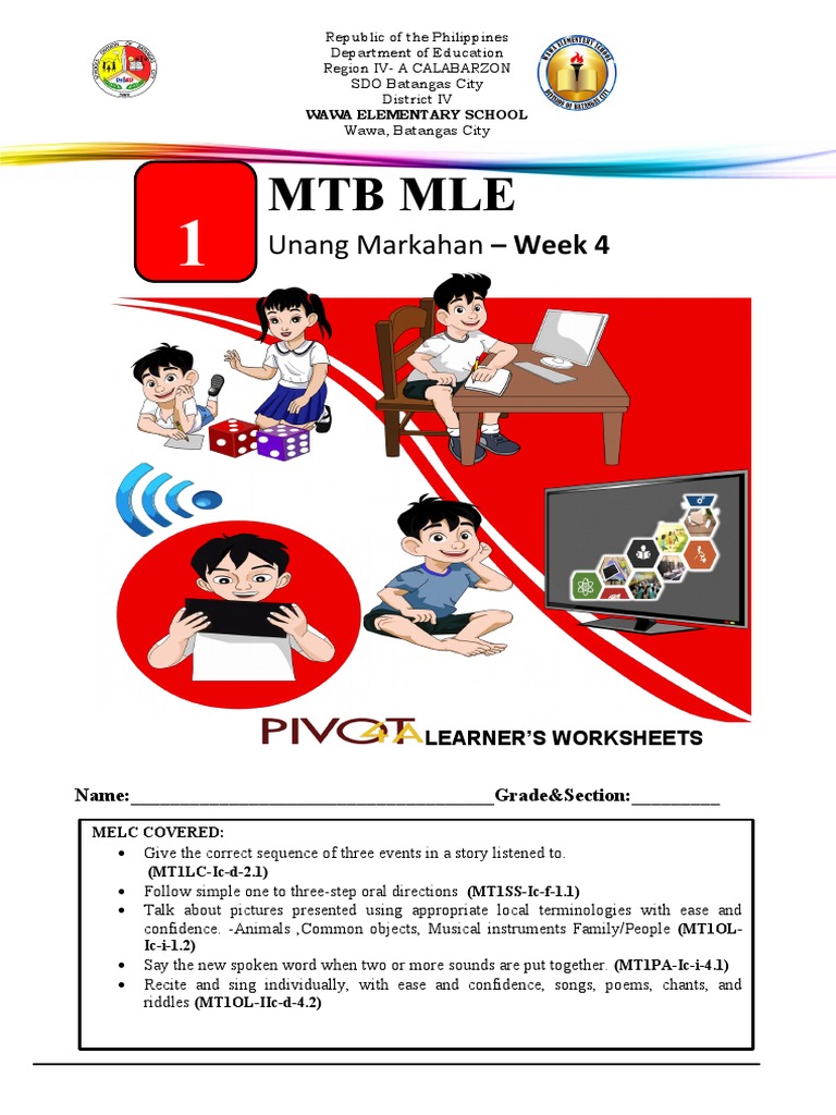 MTB - Qi-Week 4 (Melc 16-20) | PDF