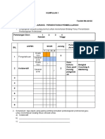 Borang Analisis Jurang Persekitaran