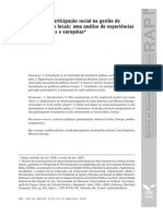 7 - O Princípio da Participação Social na Gestão de Políticas Pùblicas - Milani.pdf