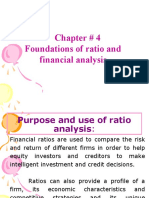 Chapter # 4 Foundations of Ratio and Financial Analysis