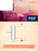 4.5. Destilación Fraccionada Ejercicio