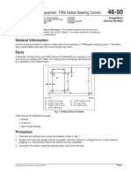 Thrust Bearing Replacement, TRW Global Steering Column-Sb4650