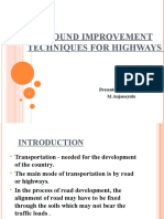 Ground Improvement Techniques for Highway Construction