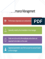 Performance Management: Performance Appraisals Are Conducted Annually