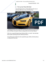 Bugatti Chiron Hellbee - - Chú ong vàng - đắt giá nhất thế giới - Dân trí