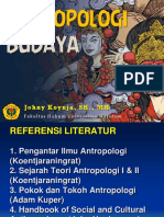 PERKEMBANGAN ANTROPOLOGI BUDAYA - Johny Koynja, SH., MH - Universitas Mataram