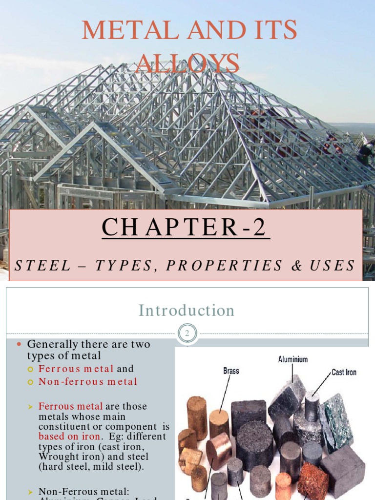 Types and Properties of Metals and Alloys | PDF | Alloy | Steel