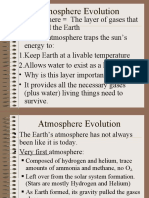 Atmosphere Evolution Interaction
