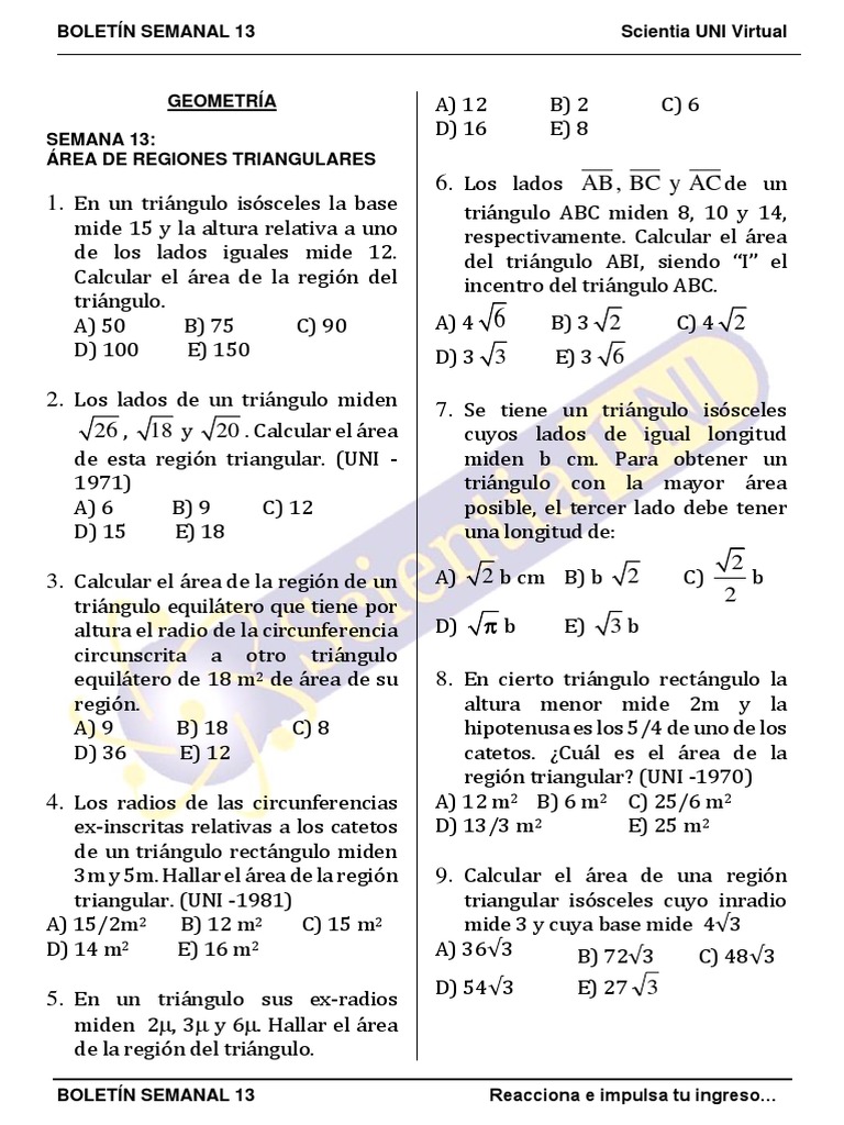 Geometria Triangulo Formas Geometricas