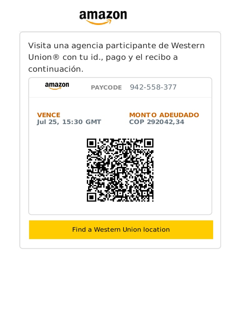 Amazon Pay Code 942558377 PDF PDF