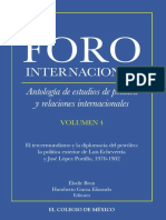 Antología de Estudios de Política y RI. Vol 4. El Tercermundismo y La Diplomacia Del Petróleo, La Pl. Ext de Echeverría