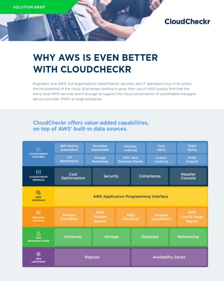 Optimize AWS with CloudCheckr Solutions | PDF | Amazon Web Services ...