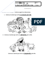 Matemática Hoja de Trabajo 01 Describimos Posiciones