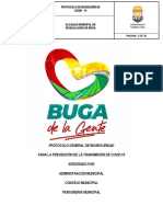 Protocolo de bioseguridad COVID-19 Alcaldía de Guadalajara de Buga