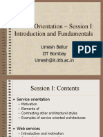 Service Orientation - Session I: Introduction and Fundamentals
