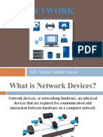 Network Devices: BY: María Camila García