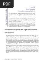 Download Dokumentenverwaltung mit Subversion und LaTeX by Uwe Ziegenhagen SN4742038 doc pdf