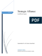 Assignment On Startegic Alliance
