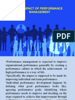 The Impact of Performance Management
